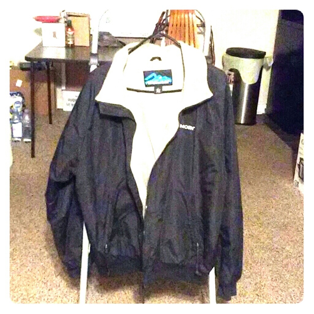 Black and grey interior jacket